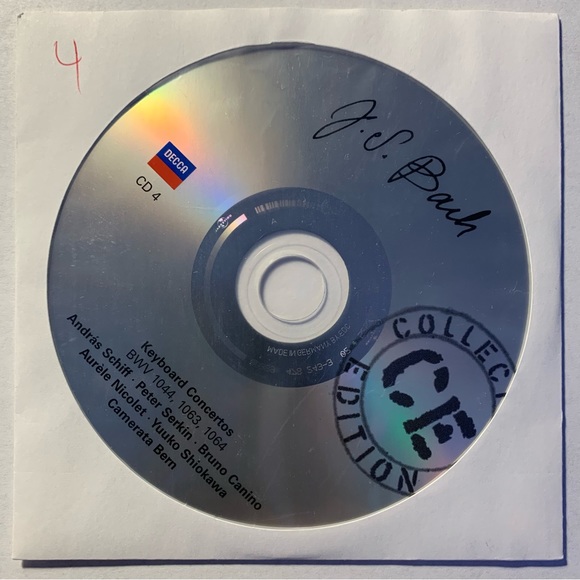 Complete Keyboard Concertos by Peter Serkin CD Bach 2010 Decca AS IS NO BOOKLET - Picture 6 of 6